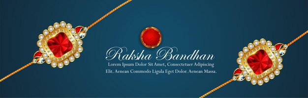 Indisches festival glücklicher raksha-bandhan-feierhintergrund