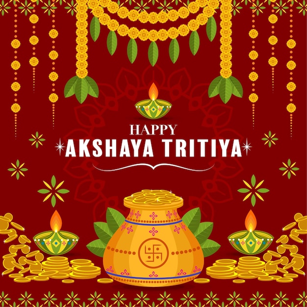 Indisches religiöses fest akshaya tritiya celebration