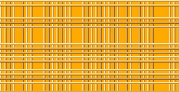 Industrieller goldener panoramahintergrund, viele sich kreuzende linien - vektorillustration