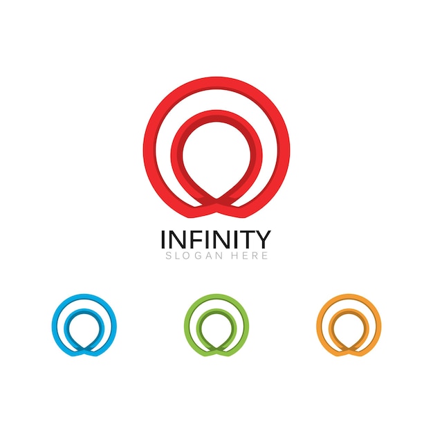 Infinity-design infinity-logo vektor-logo