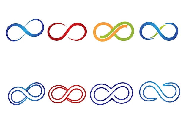 Infinity Design Vector Icon Illustration Logo Template Design