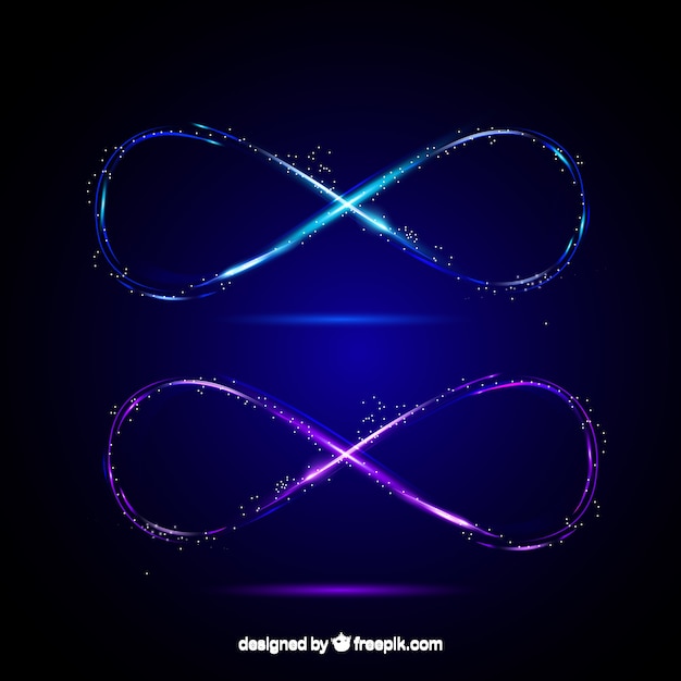 Infinity-Linseneffekt-Symbol