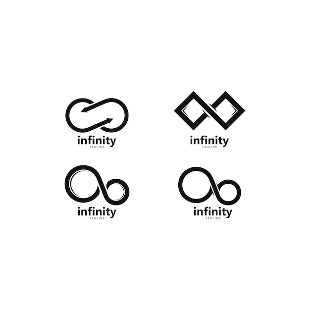 Infinity-logo-vorlage vektor-symbol-illustration