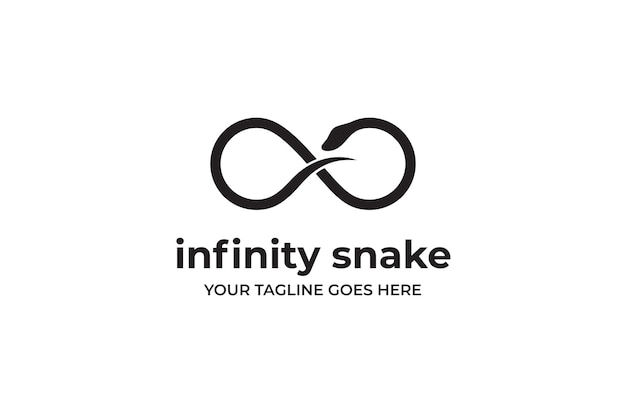 Infinity-schlange-logo-vorlage