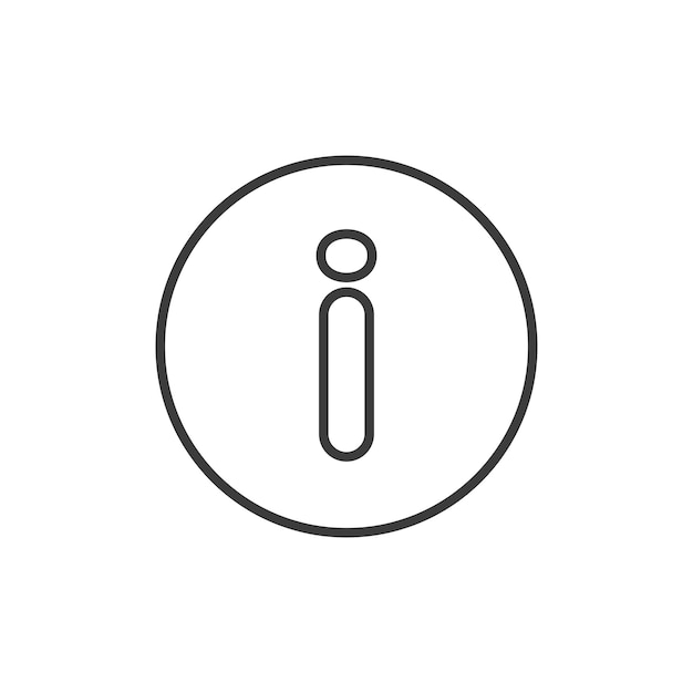 Info-Symbol-Satz-Informationsvektor-Symbole I Knopf-FAQ-Zeichen