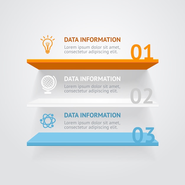 Infografic farbregale optionen banner