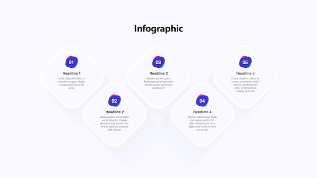 Vektor infografik 3 schritte