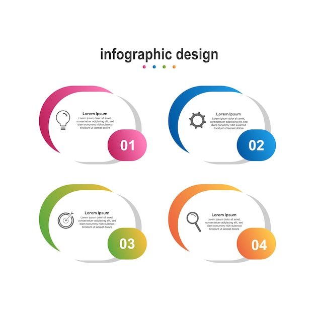 Infografik-design business-design modern