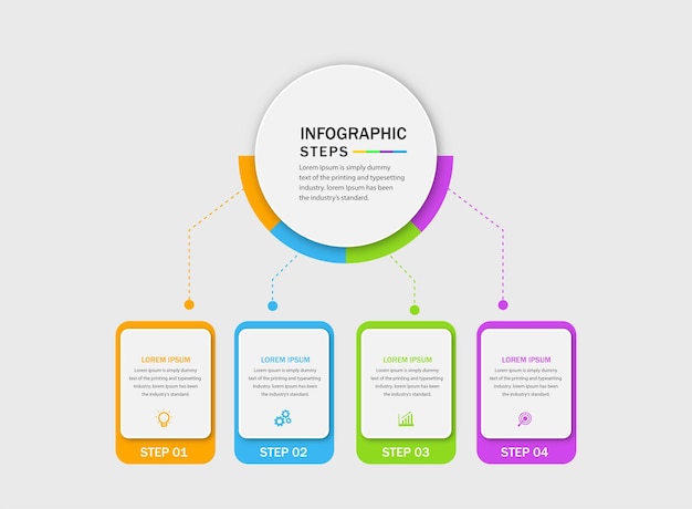 Infografik-designschritte