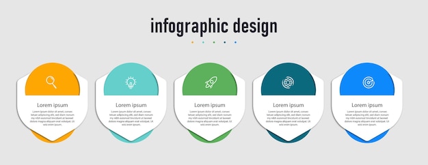 Infografik-Designvorlagenelemente