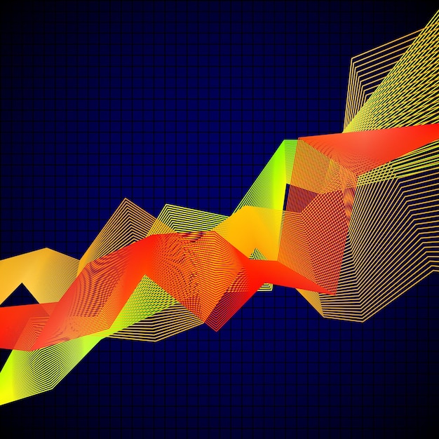 Infografik-Diagramm mit gemischten Diagrammen