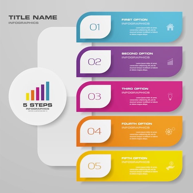 Infografik-Element der Präsentationstabelle