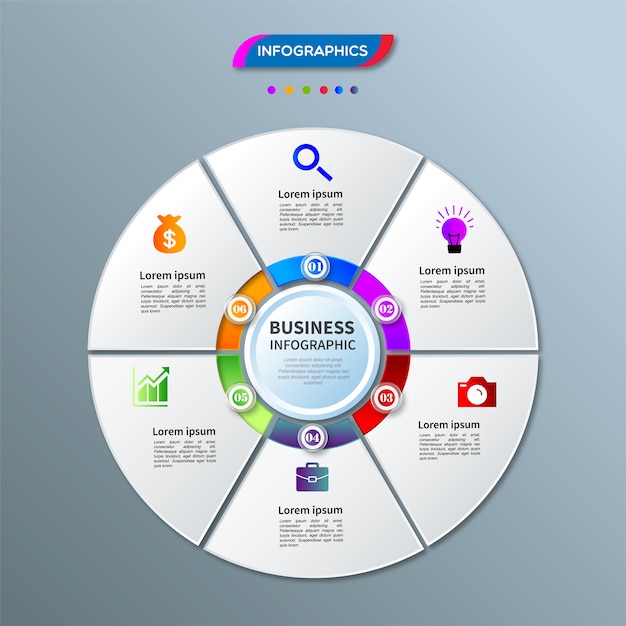 Vektor infografik-element