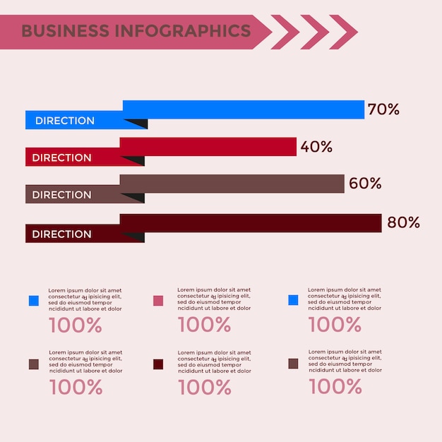 Infografik-elemente - business-vektorillustration für präsentation, broschüre, website, blog, workflow-layout, broschüre, banner, karte, step-up-optionen, webdesign, poster, flyer, zeitleiste.