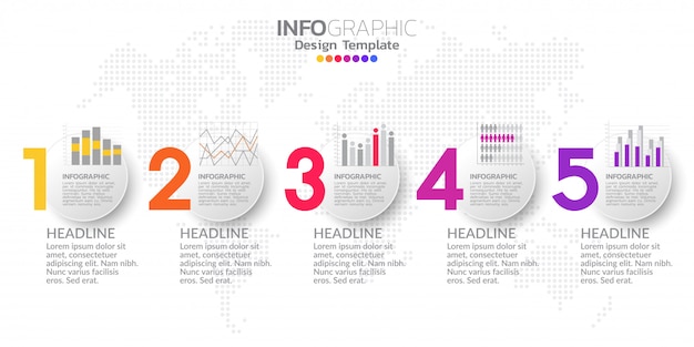 Infografik-Elemente für Inhalt, Diagramm, Flussdiagramm, Schritte, Teile, Zeitachse, Workflow, Diagramm.