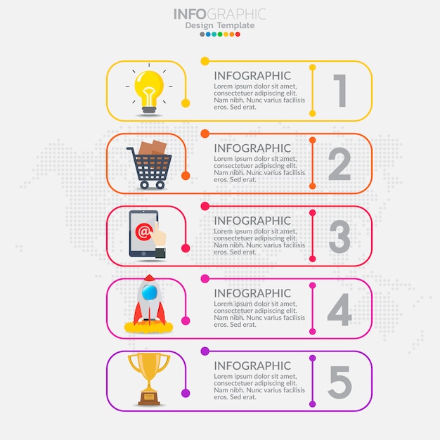 Infografik-elemente für inhalt, diagramm, flussdiagramm, schritte, teile, zeitachse, workflow, diagramm.