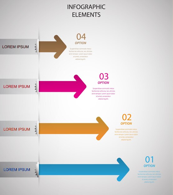 Infografik-elemente gesetzt. vektor-illustration