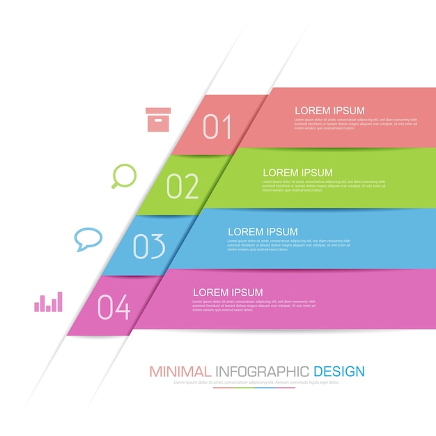 Vektor infografik-elemente mit business-icon-kreis-prozess oder schritten und optionen workflow-vektor-design