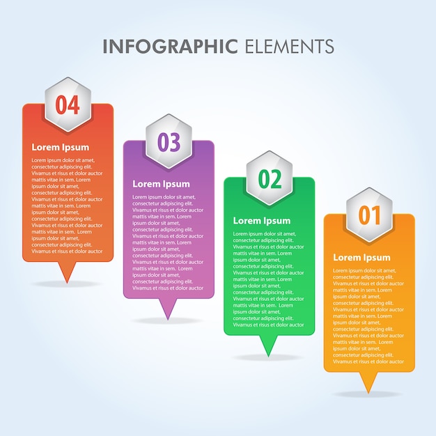 Vektor infografik-elemente