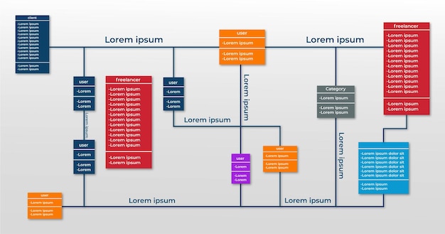 Infografik-flussdiagramm-design