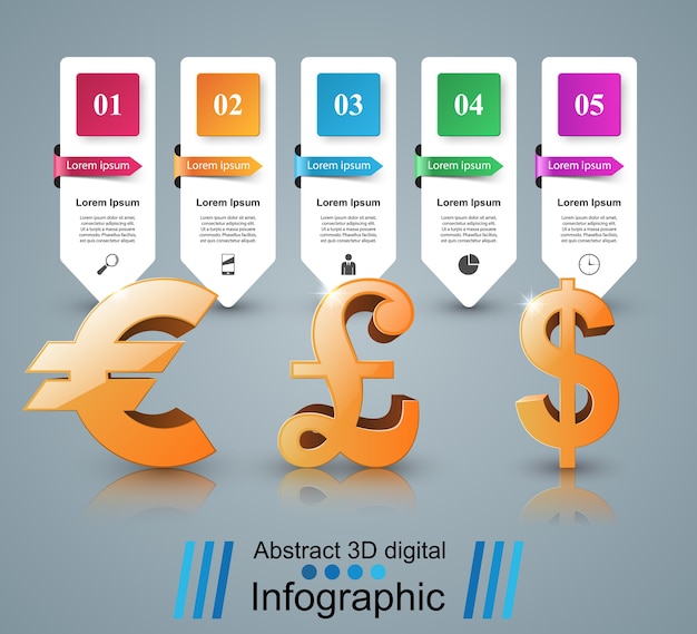 Infografik-geld-design