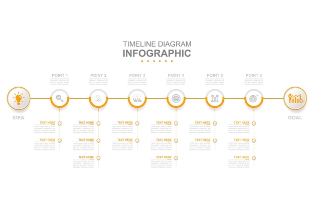 Infografik-geschäftsvorlage 5 schritte moderner timeline-diagrammkalender mit kreis und themen konzeptpräsentation