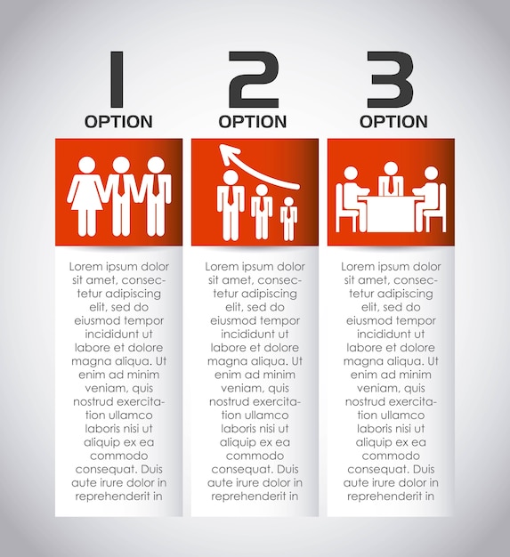 Infografik konzeptdesign