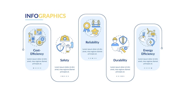 Infografik-schablonenillustration der sicherheitstechnik