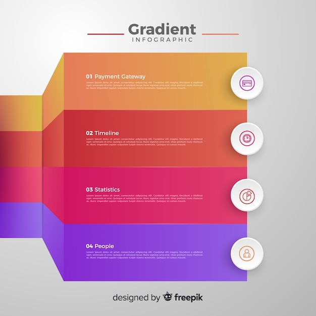 Infografik-schritte