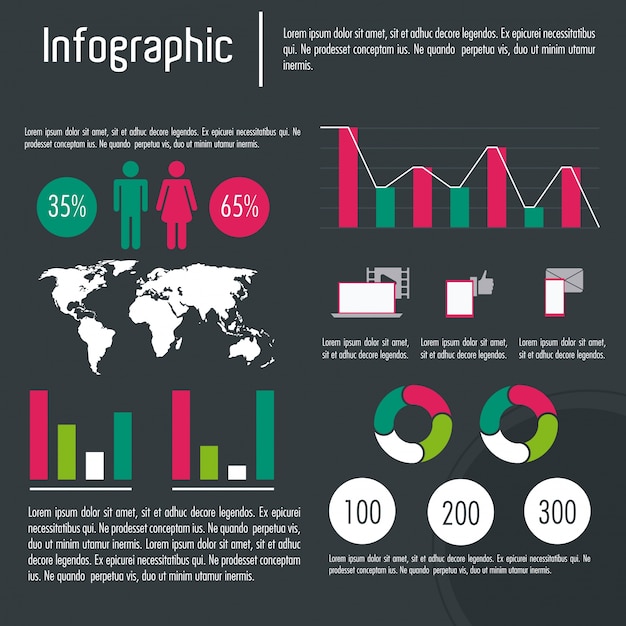 Infografik-Symbol