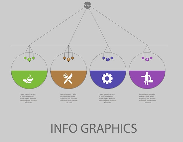 Vektor infografik temp1