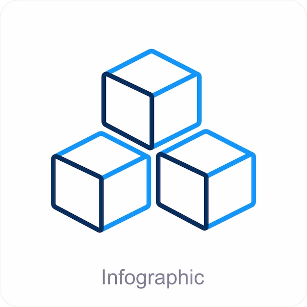 Infografik- und Diagramm-Ikonenkonzept