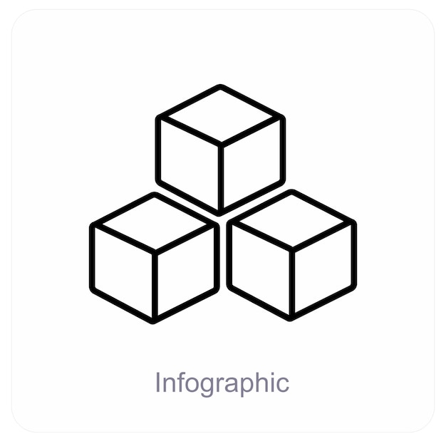 Infografik- und Diagramm-Ikonenkonzept