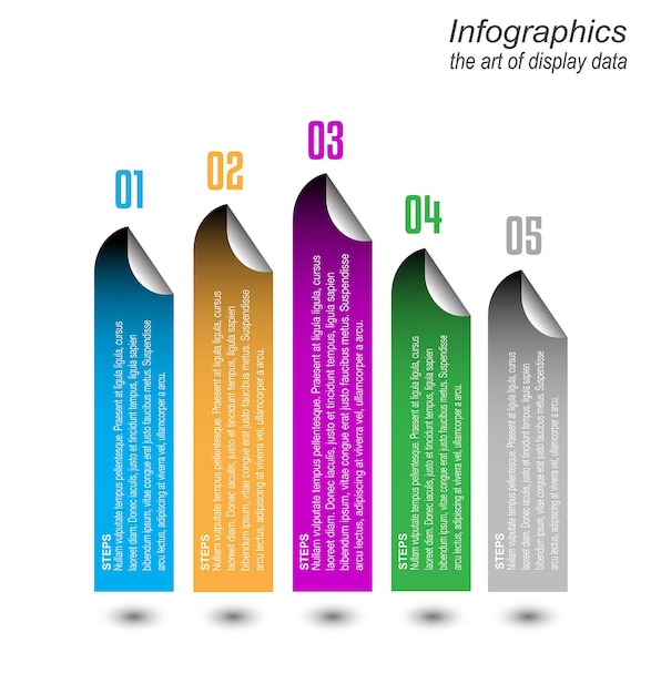 Infografik-vorlage für moderne datenvisualisierung und ranking und statistiken