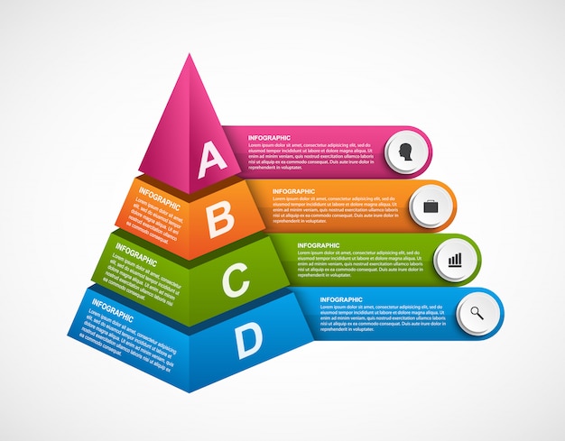 Infografik-vorlage für präsentationen.