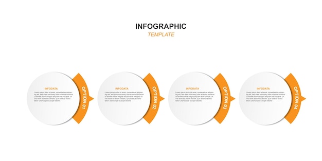 Infografik-vorlage vektorelement