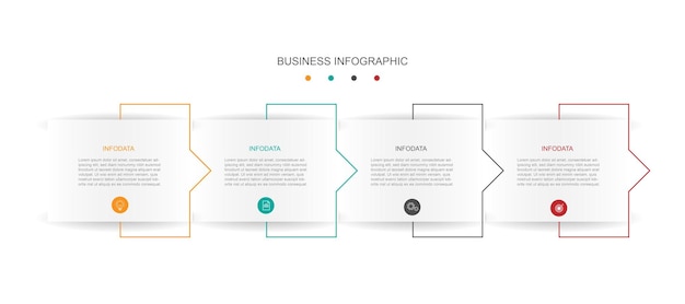 Infografik-vorlage vektorelement