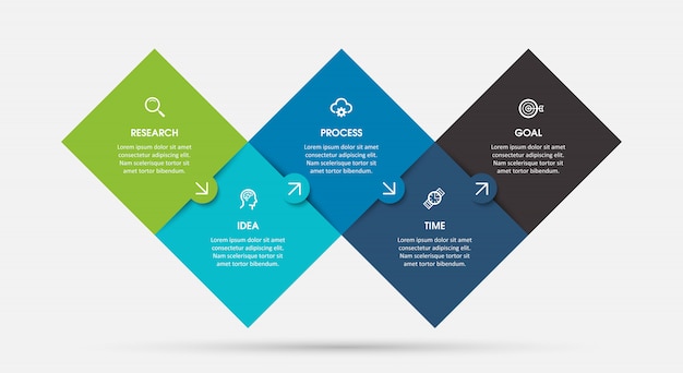 Vektor infografik vorlage