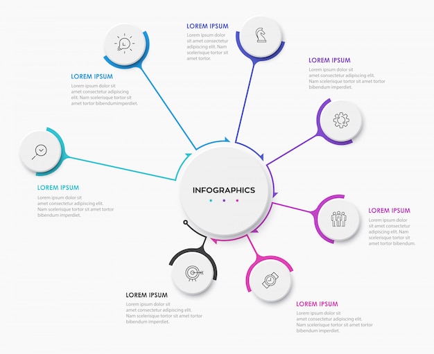 Vektor infografik vorlage