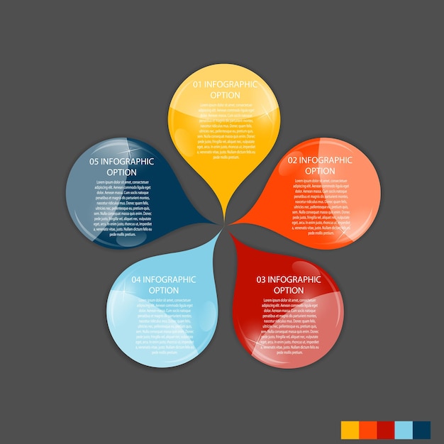 Infografik-vorlagen für business-vektor-illustration. eps10