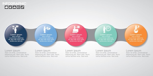 Infografik-vorlagen für unternehmen