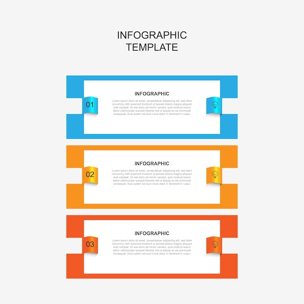 Infografik-vorlagenvektor