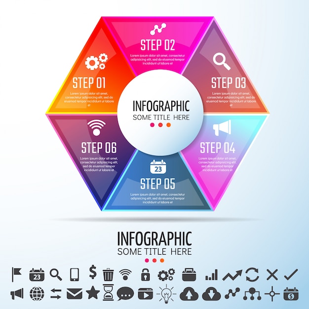 Infografische designvorlage