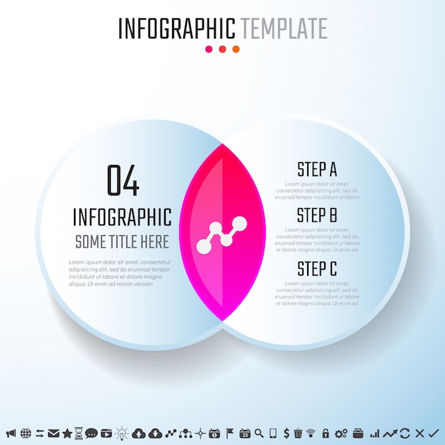 Infografische designvorlage