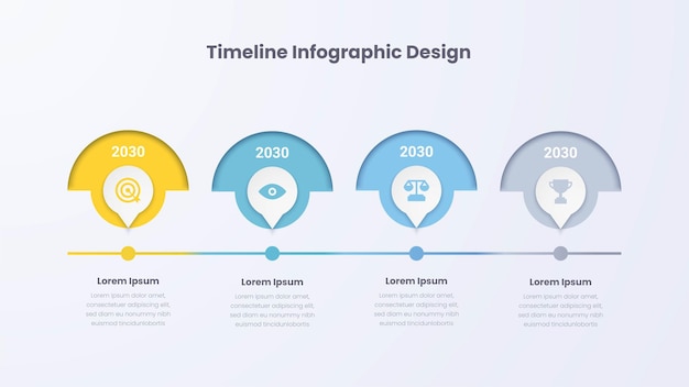 Infografische entwurfsvorlage vektor infografische schritte infografischer prozess infografische zeitleiste