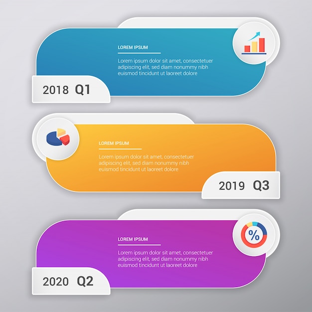 Vektor infografische vorlage design