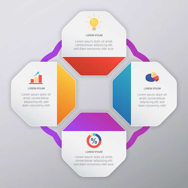 Infografische vorlage design