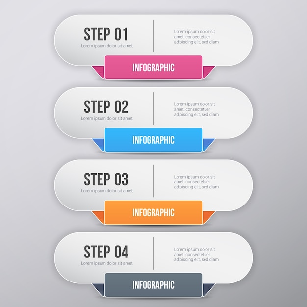 Vektor infografische vorlage design