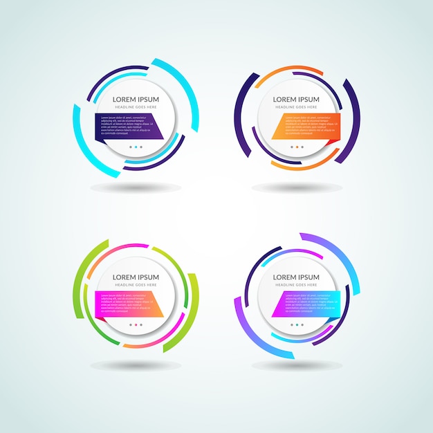 Infographic Banner-Tag der Technologie