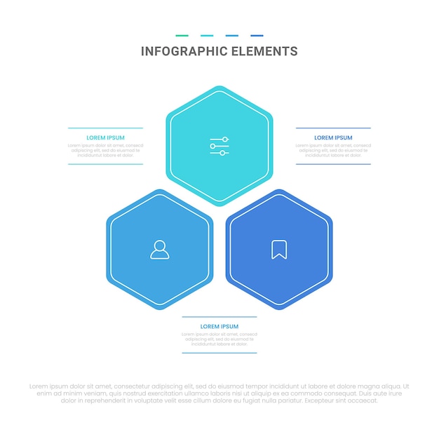 Infographic elemente der modernen formenoptionen des vektors für geschäft mit ikonenschablonendesign